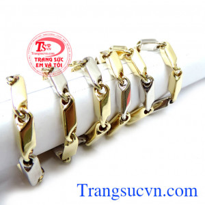 Dây chuyền nam vàng tây sang trọng