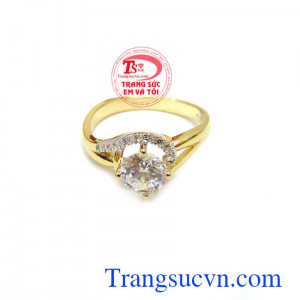Nhẫn vàng nữ tính thời trang là một xu hướng mới trong giới trẻ.