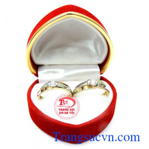 Nhẫn cưới thủy chung anh và em