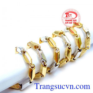 Dây chuyền nam 18k phong cách