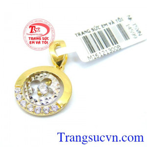 Mặt dây nữ vàng xinh xắn đẹp