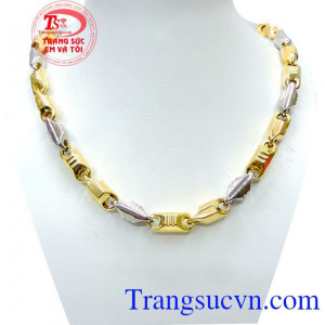 Dây chuyền cho nam 14k sang trọng thể hiện được sự mạnh mẽ lịch lãm của người đàn ông mang lại vẻ đẹp sang trọng cho phái mạnh dây chuyền nam đẹp