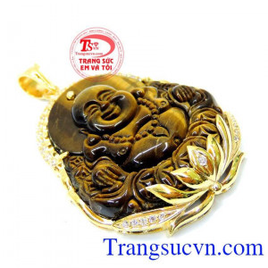 giúp mang lại may mắn và loại bớt sự thù địch, giúp tâm trí minh mẫn và giảm bớt căng thẳng thích hợp cho người làm kinh doanh mua bán, Mặt dây bọc vàng 14k mạnh mẽ