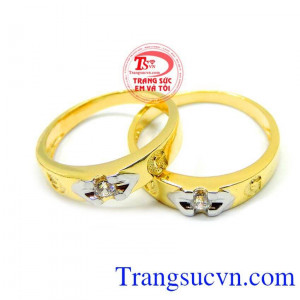 Nhẫn cưới vàng giá rẻ đẹp sang trọng kinh tế cho đôi bạn trẻ