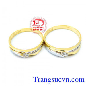 Nhẫn cưới vàng giá rẻ đẹp sang trọng kinh tế cho đôi bạn trẻ
