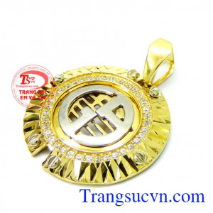 trang sức em và tôi luôn mang lại cho bạn sự tự tin, vẻ đẹp sang trọng, quý phái và đầy nam tính đeo hợp thời trang vói xu hướng hiện nay, Mặt dây nam đồng xu tiền tài