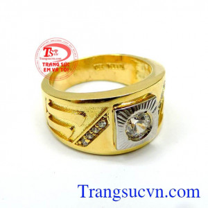 Nhẫn nam vàng phong cách đẹp mang lại vẻ đẹp đầy nam tính quý phái thể hiện đẳng cáp bản lĩnh của người đàn ông đeo hợp thơi trang hợp xu thế nhẫn hiện nay