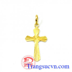 Mặt dây thánh giá dịu dàng cho nữ với thiết kế tinh tế quý phái đã tạo cho sản phẩm một vẻ đẹp tinh tế, nhã nhặn và lôi cuốn