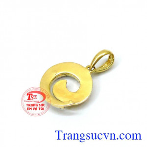 Mặt dây chuyền vàng tây sang trọng 