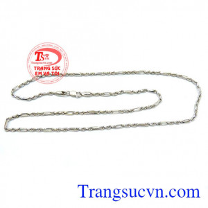 Dây chuyền nữ yêu kiều 18k đẹp thiết kế sang trọng, quý phái và thanh lịch chắc chắn sẽ mang đến cho bạn sự tự tin, gợi cảm và đầy sức quyến rũ