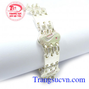 Lắc bạc nam kiểu cách đẹp thanh toán an toàn.