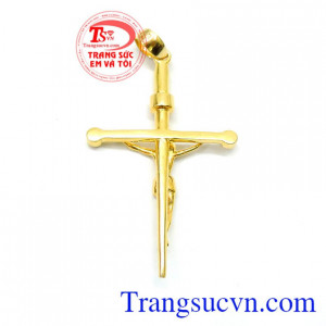 Mặt thánh giá chúa uy quyền 14k