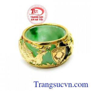 Nhẫn ngọc phượng hoàng sung túc