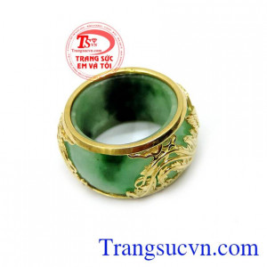 Nhẫn ngọc phượng hoàng sung túc phù hợp phong cách phái mạnh