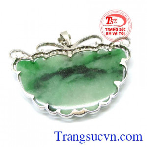 Mặt ngọc cẩm thạch bọc vàng