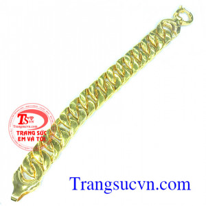 Thiết kế lắc tay vàng 1 cây nam,lắc nam vàng tinh tế. 