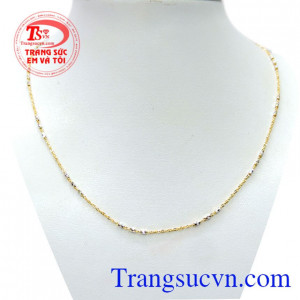 Dây nữ yêu thương vàng 10k đẹp với kiểu thiết kế sáng đẹp