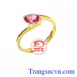 Nhẫn nữ sphire 14k cho phái đẹp