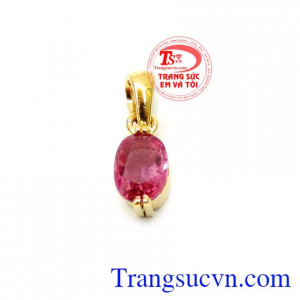 Mặt nữ saphire hồng 14k đẹp là dòng đá kiêu sa và đẹp nhất trong dòng họ sapphire