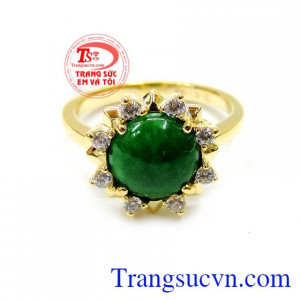 Nhẫn nữ hợp mệnh mang đến thịnh vượng và may mắn. Nhẫn nữ jadeite cho người mệnh hỏa