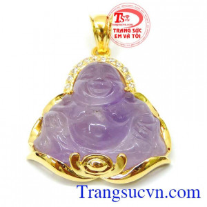 Mặt phật di lặc mang lại niềm vui đeo hợp phong thủy hợp thời trang thiết kế tinh tế bọc vàng 14k sang trọng là biểu tượng cho hạnh phúc tuyệt đối.