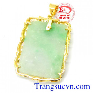Mặt jadeite bản đồ việt nam 14k