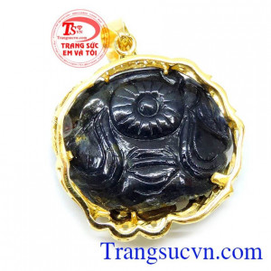 Mặt phật saphire đem lại phú quý
