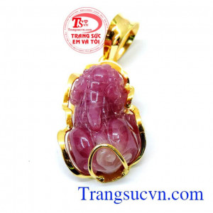Mặt tỳ hưu ruby đem lại công danh
