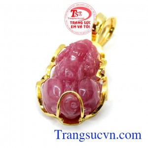 Tỳ hưu ruby mông to may mắn 14k 