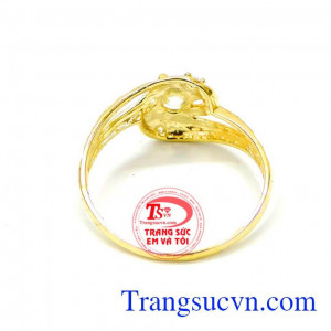 Nhẫn vàng nữ tính đẹp giá rẻ