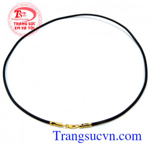 Dây da nam bọc bạc họa tiết bọ cạp mạnh mẽ, Dây da nam, dây cao su bọc vàng 10k mạnh mẽ với kiểu dáng nhỏ nhẹ