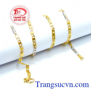 Dây chuyền nam vàng tây đẹp, sang trọng