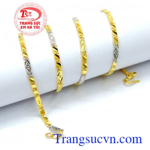 Dây chuyền nữ vàng tây sang trọng