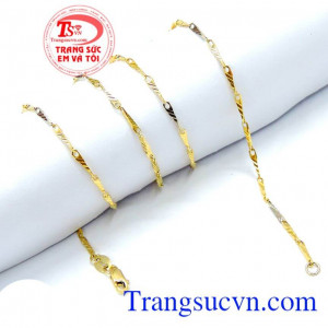 Dây chuyền nữ vàng tây sang trọng