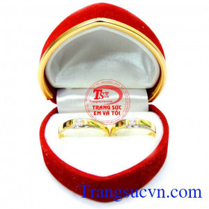 Nhẫn cưới vàng giá rẻ đẹp sang trọng kinh tế cho đôi bạn trẻ