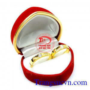 Nhẫn cưới vàng giá rẻ đẹp sang trọng kinh tế cho đôi bạn trẻ