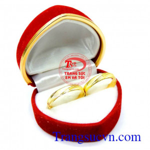 Nhẫn cưới vàng giá rẻ đẹp sang trọng kinh tế cho đôi bạn trẻ
