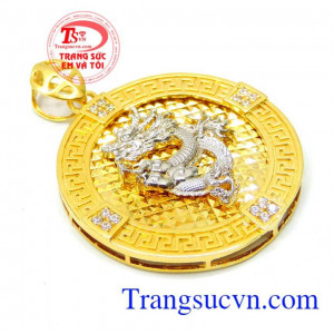 sản phẩm đẳng cấp dành cho phái mạnh hợp thời trang đẳng cấp, Mặt dây rồng 10k quyền uy