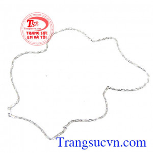 Dây chyền nữ vàng Ý trắng, được nhiều bạn nữ ưa chuộng, tin tưởng lựa trọn trong nhiều năm