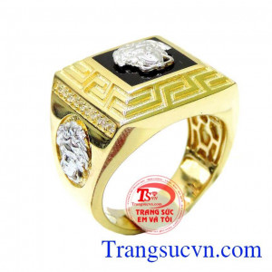 Bán :Nhẫn nam mặt bản to 10k, thiết kế đẹp, đeo hợp thời trang, đẳng cấp, nam tính.