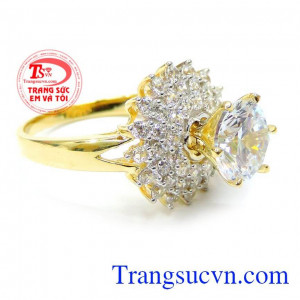 Nhẫn vàng tây, nhẫn nữ món quà ý nghĩa đeo hợp thời trang. Nhẫn vàng tây 10k nữ đẹp