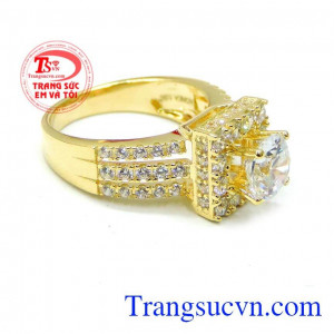 Cho phái đẹp thể hiện sự sang trọng nữ tính. Nhẫn nữ vàng 10k mẫu đẹp