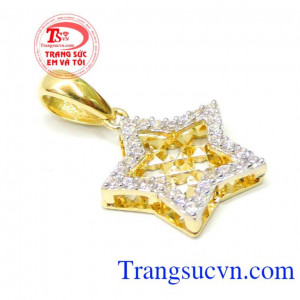 Mặt vàng tây 10k nhỏ, thời trang, thiết kế độc đáo, mang đến vẻ đẹp duyên dáng, cá tính cho người đeo