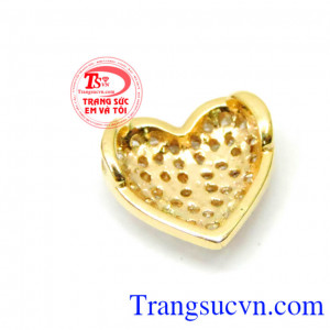 Mặt dây chuyền vàng tây sang trọng