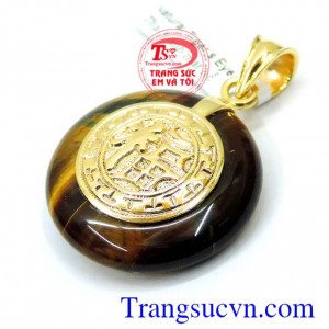 Mặt đá bọc vàng đem lại tiền tài