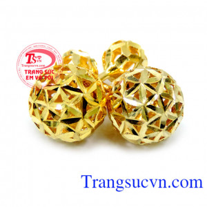 Được nhiều người ưa chuộng tin tưởng sử dụng bảo hành chu đáo , Hoa tai nữ vàng tây Diot 10k