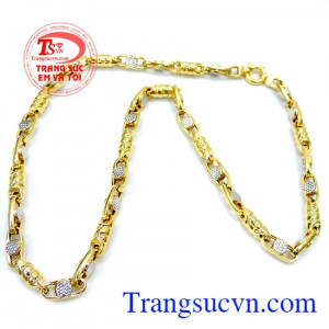 Dây chuyền nam vàng tây đẹp, dây chuyền nam sang trọng