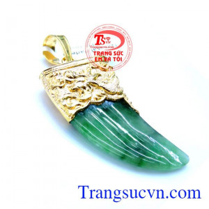 Vuốt ngọc may mắn, mặt ngọc cẩm thạch thiên nhiên