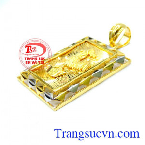 Mặt dây đinh dậu vàng