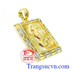 Mặt dây đinh dậu vàng